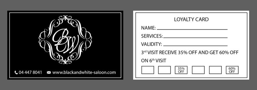 Black and White Salon Dubai JLT Gift Card